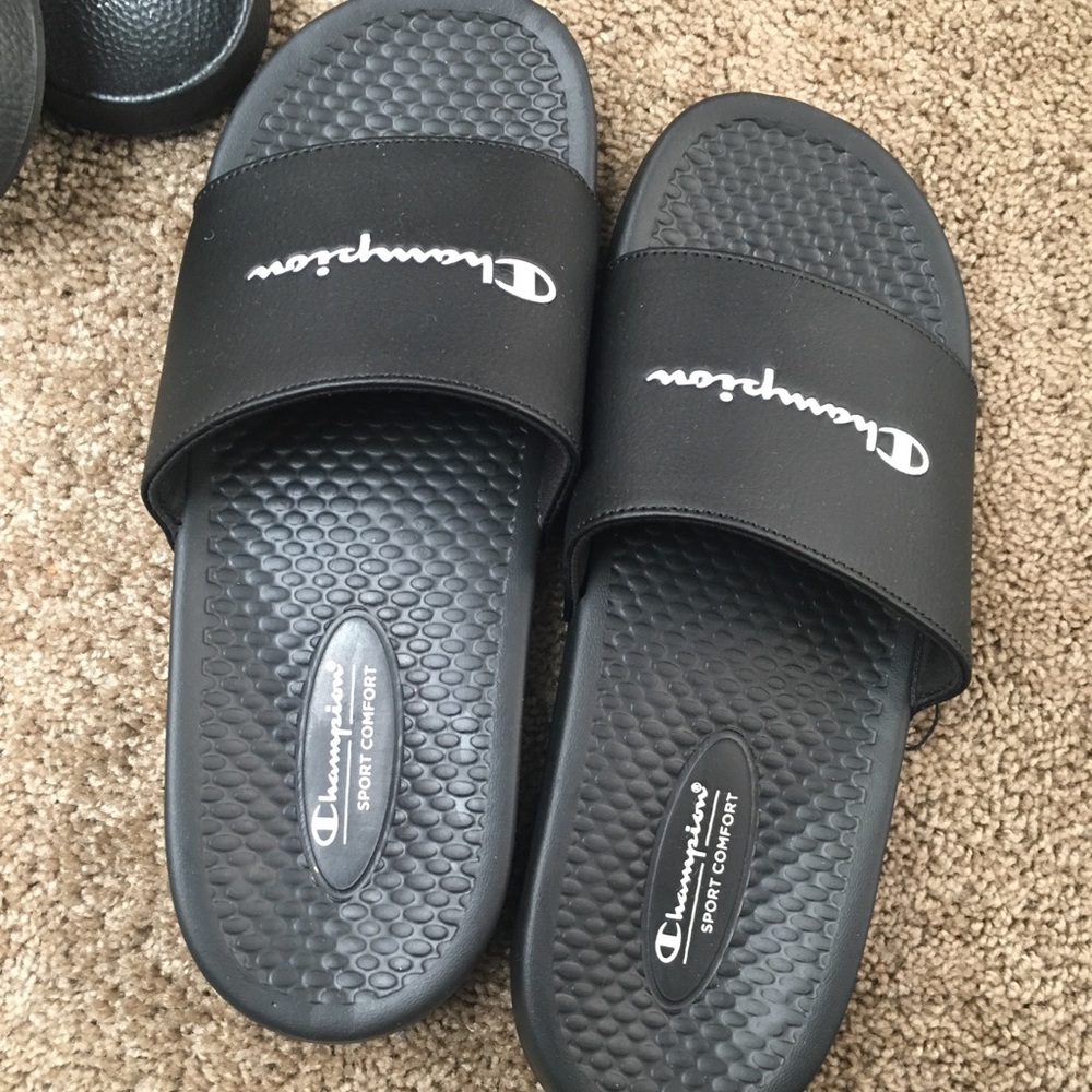 Never Worn Champion Slippers